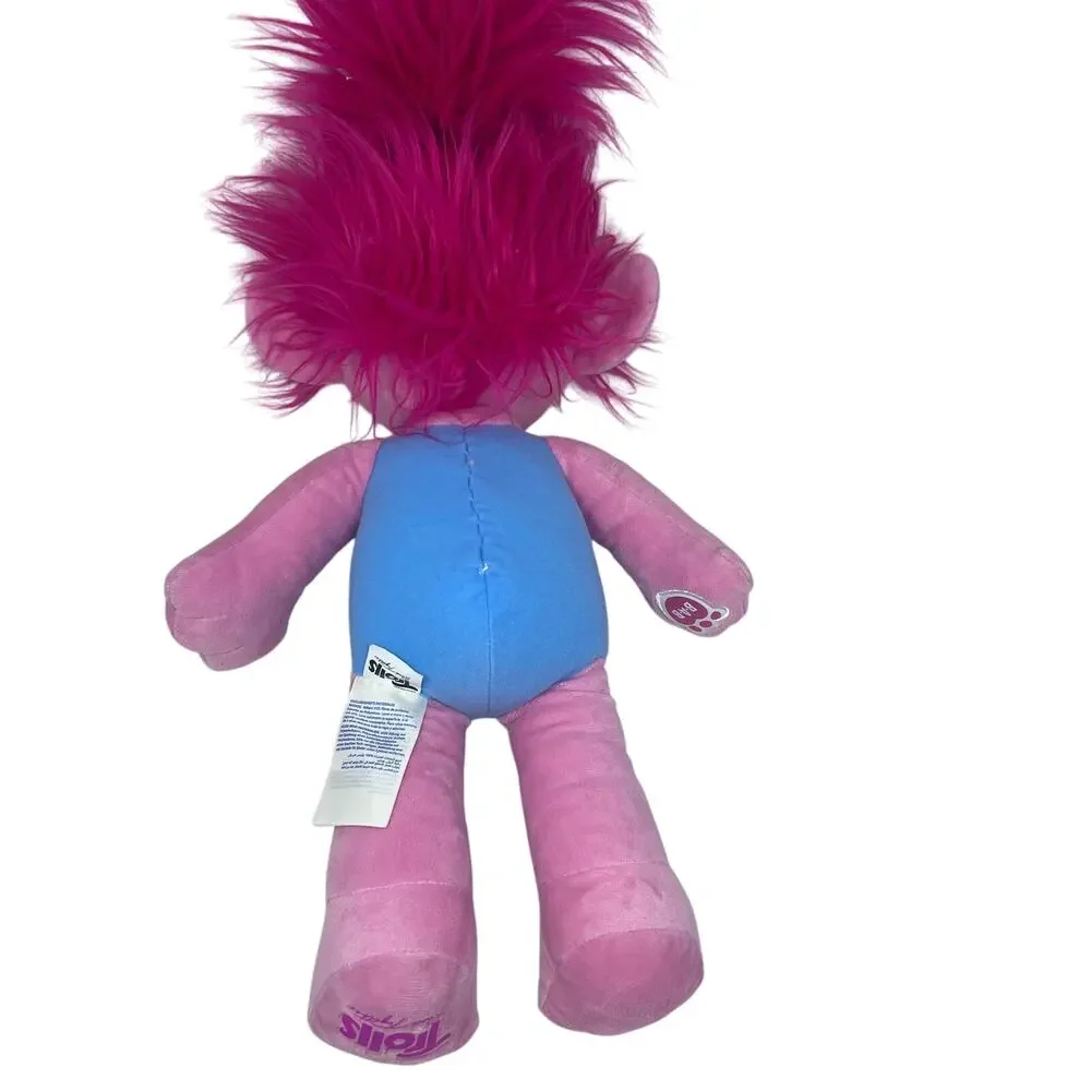 Build A Bear Trolls Band Together‎ Movie Poppy Plush Pink Doll With Sound Outfit